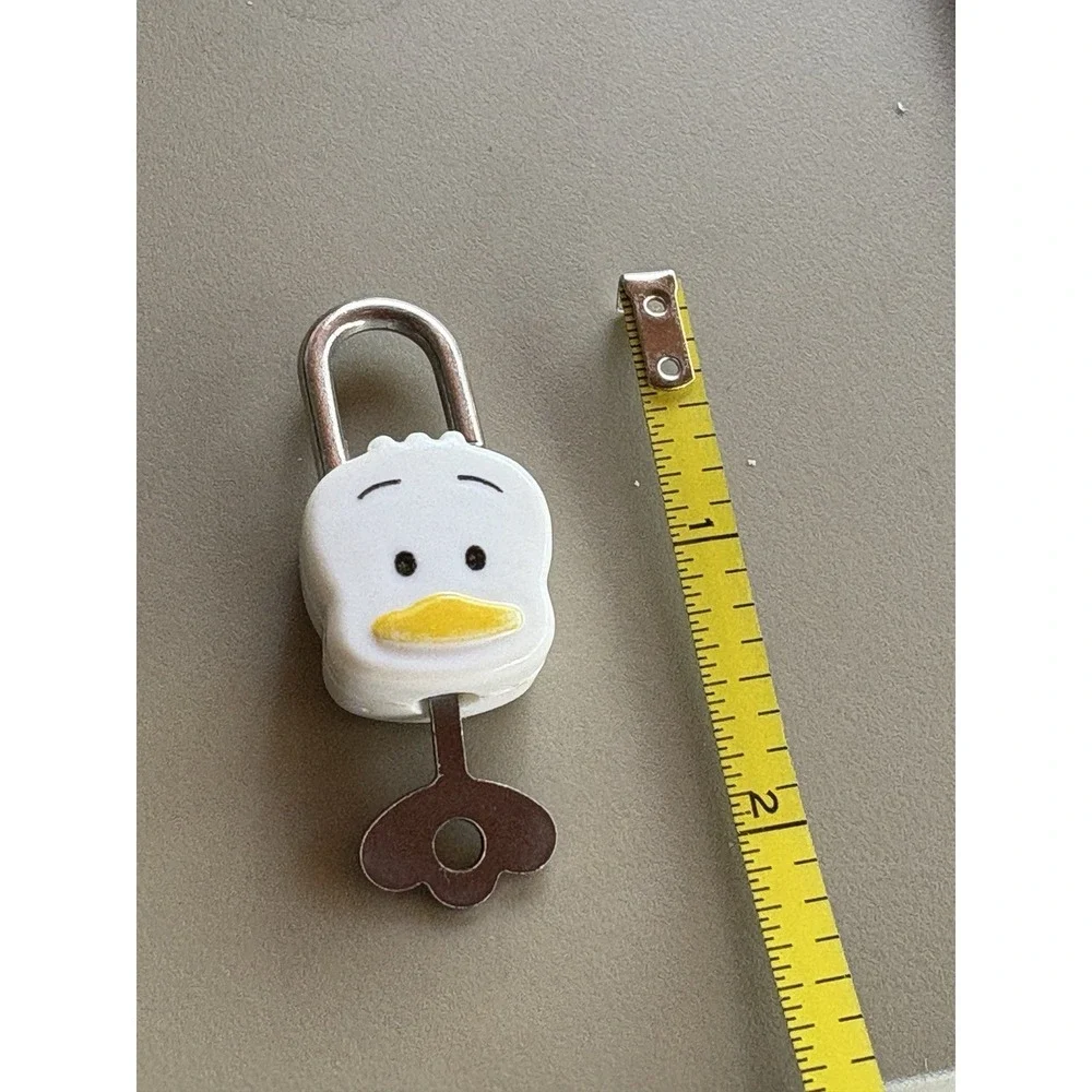 Sanrio Retro Pekkle the Duck Diary Padlock & Key 1990, 1994 Used Rare Vtg Cute